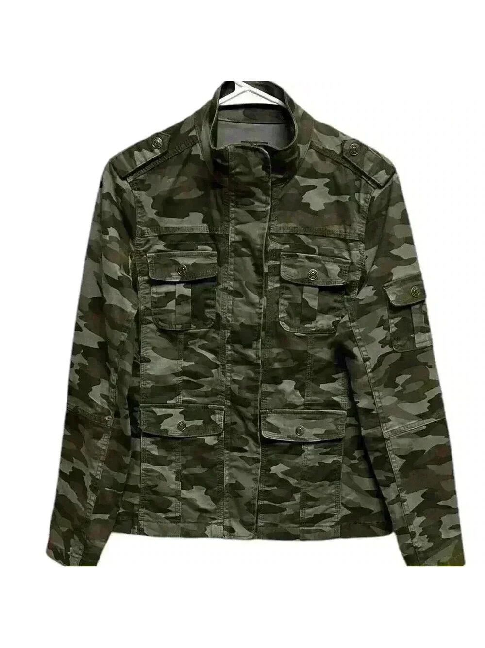 Harper & Liv Military Style Camouflage Jacket. Women’s Small Pre Owned, Like New
